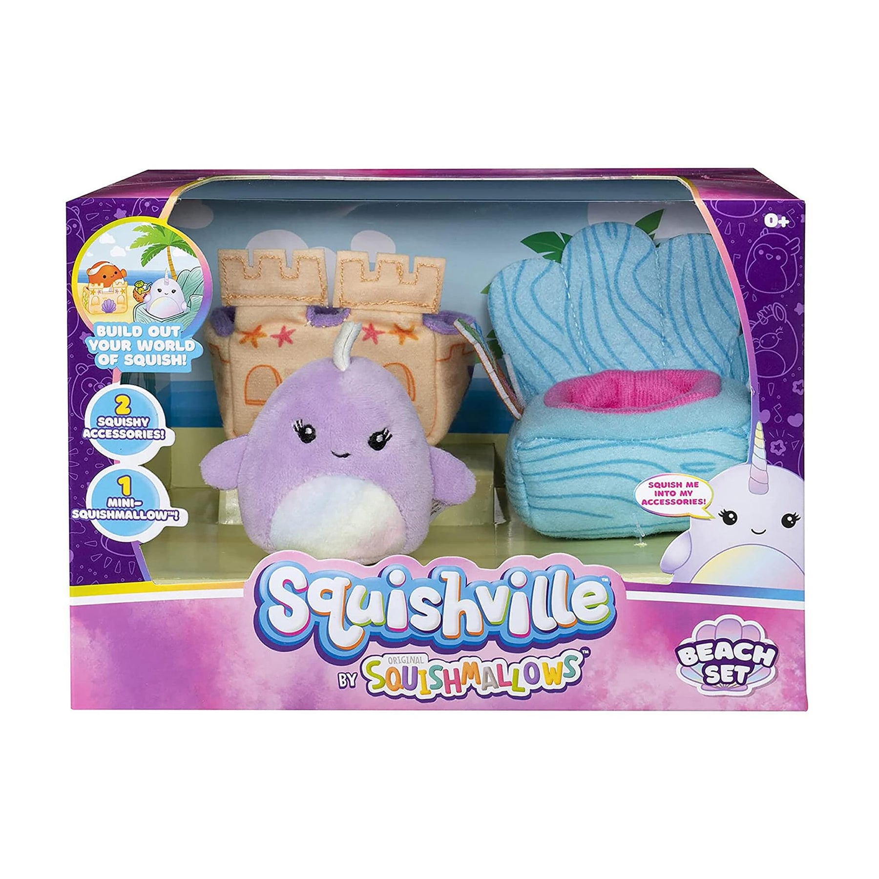 Squishville Mini Squishmallow Plush | Beach Set