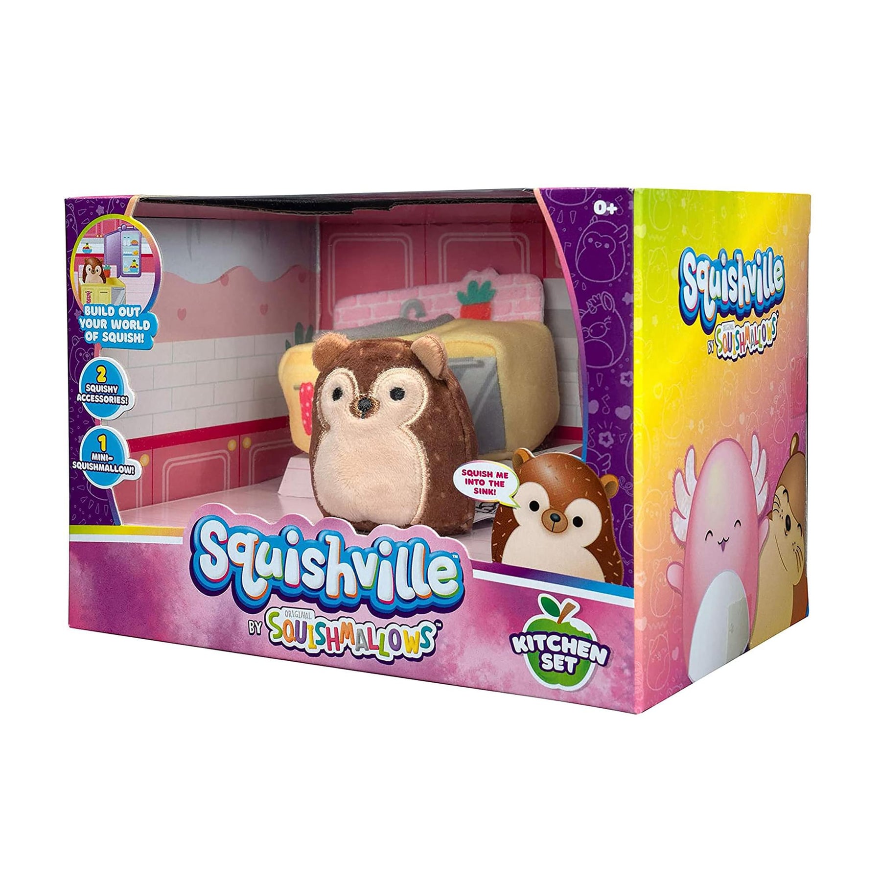 Squishville Mini Squishmallow Plush | Kitchen Set