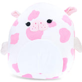Squishmallow 12 Inch Sea Life Plush | Mondy the Pink Spotted White Sea Cow