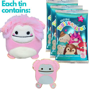 Squishmallow Trading Card Collector Tin Series 1 | Brina Bigfoot