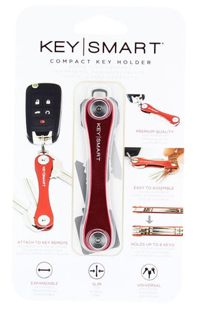 KeySmart Extended Key Holder: Red