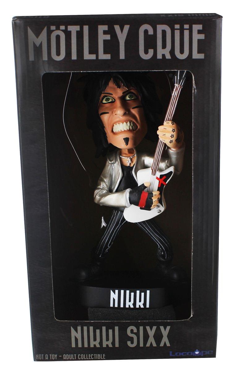 Locoape Motley Crue Nikki Sixx Resin Bobble Head Statue