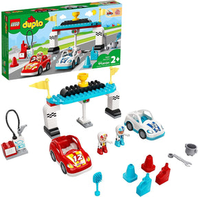 LEGO DUPLO 10947 Town Race Cars 44 Piece Building Kit