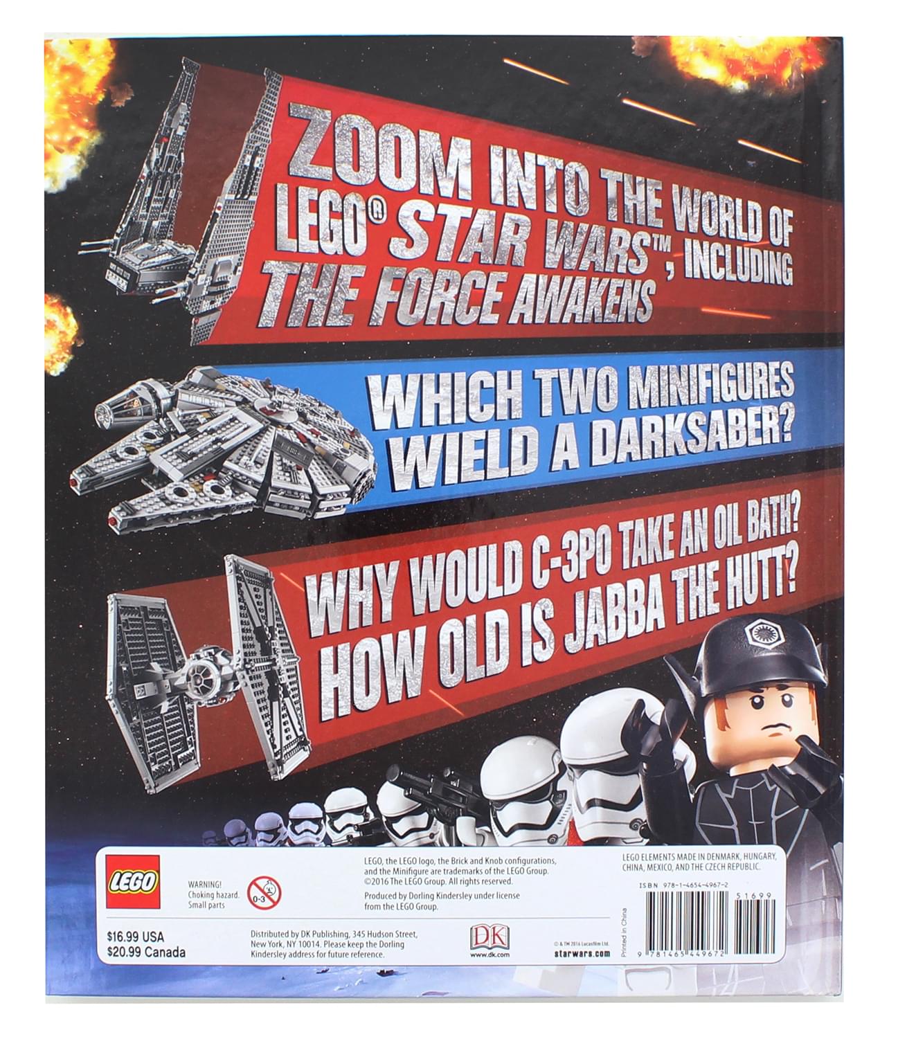 LEGO Star Wars Chronicles of the Force Hardcover Book