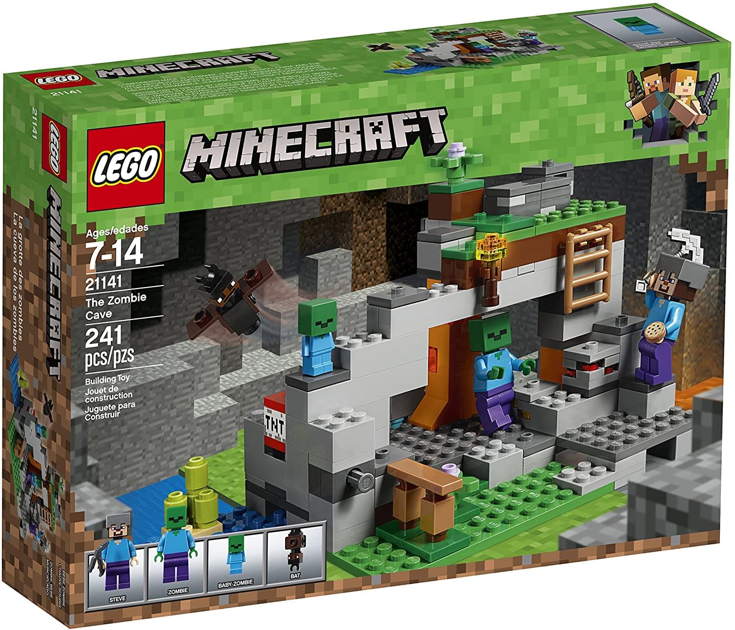 LEGO Minecraft The Zombie Cave 21141 | 241 Piece Building Kit