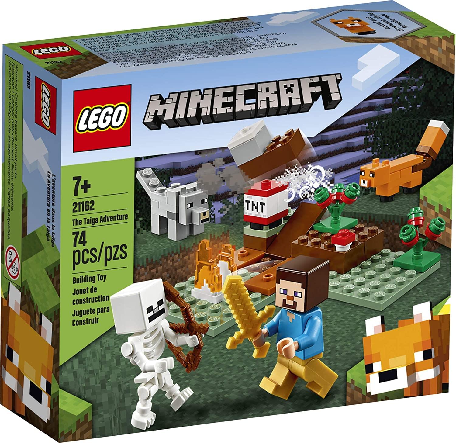 LEGO Minecraft The Taiga Adventure 21162 | 74 Piece Building Kit