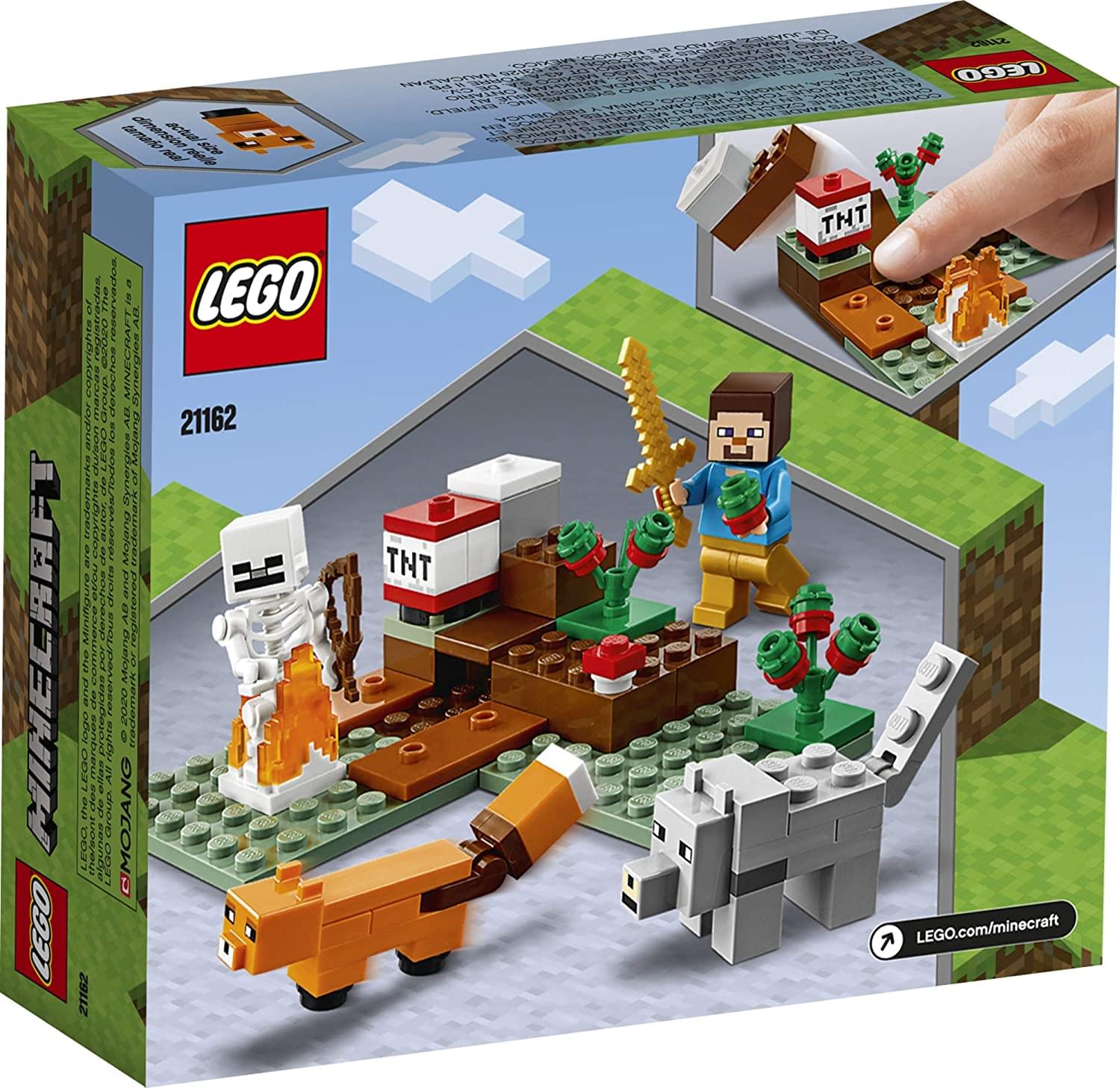 LEGO Minecraft The Taiga Adventure 21162 | 74 Piece Building Kit
