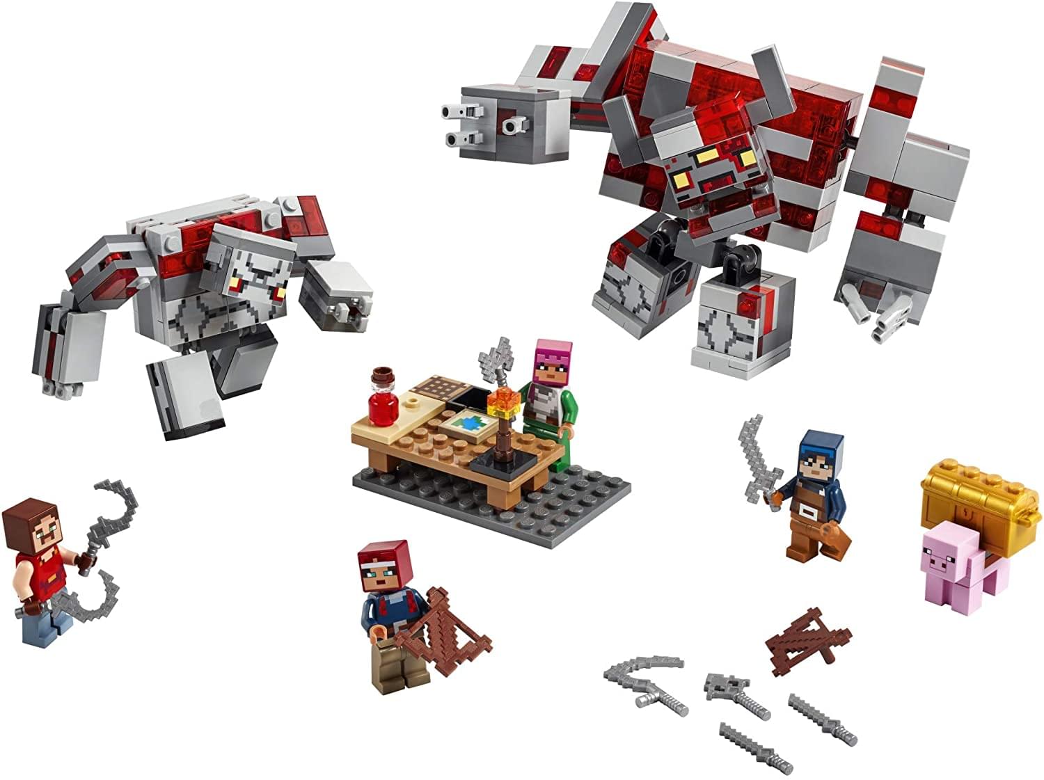 LEGO Minecraft Dungeons Redstone Battle 504 Piece Building Kit