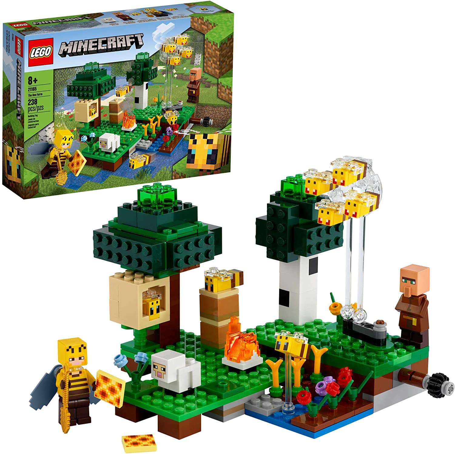 LEGO Minecraft 21165 The Bee Farm 238 Piece Building Kit