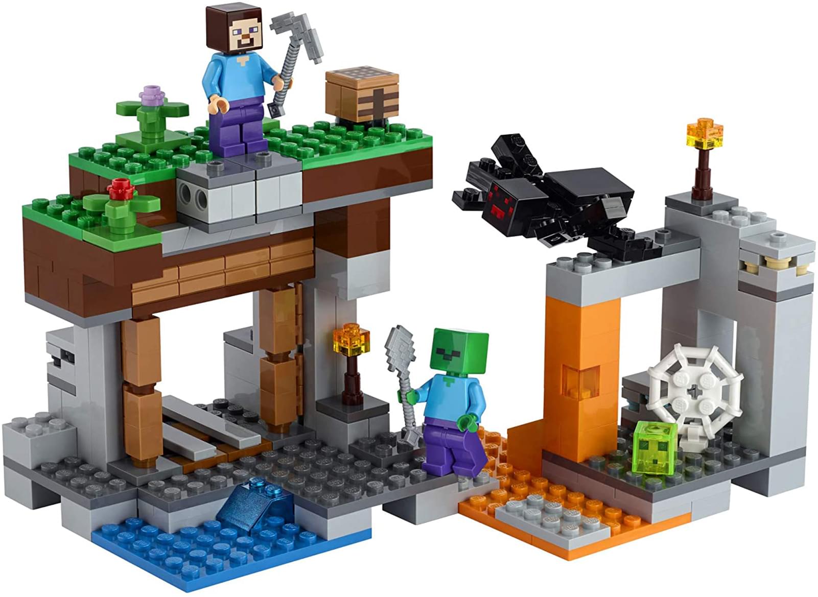 LEGO Minecraft 21166 The Abandoned Mine 248 Piece Building Kit