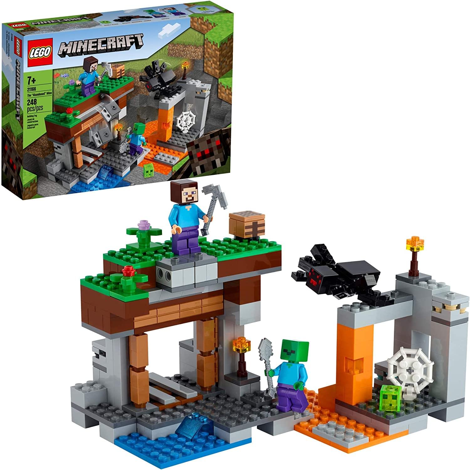 LEGO Minecraft 21166 The Abandoned Mine 248 Piece Building Kit