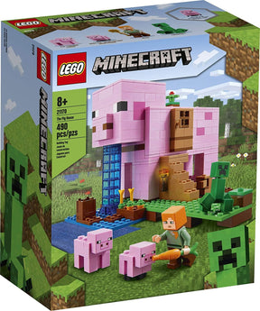 LEGO Minecraft 21170 The Pig House 490 Piece Building Kit