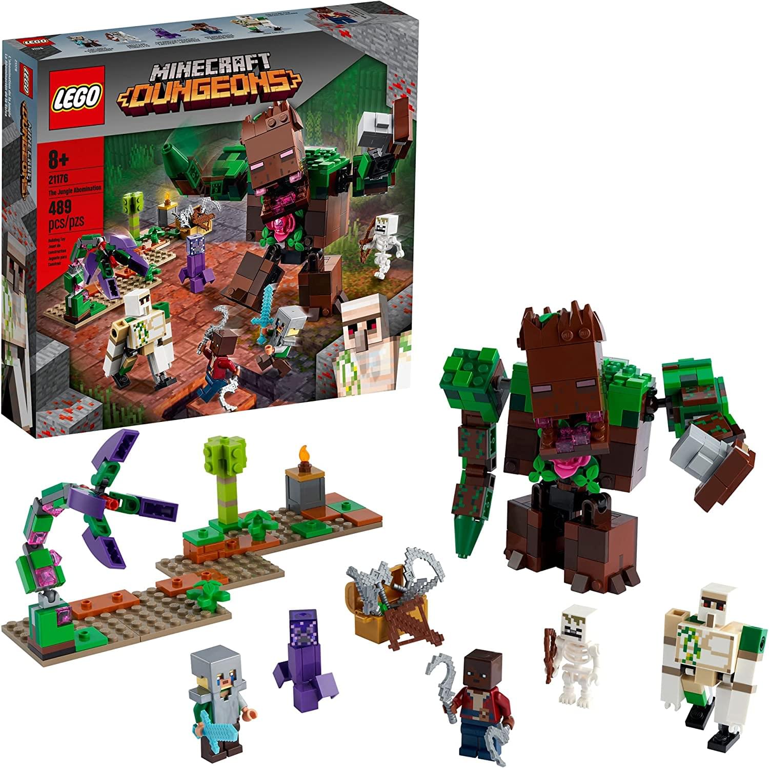LEGO Minecraft 21176 The Jungle Abomination 487 Piece Building Kit