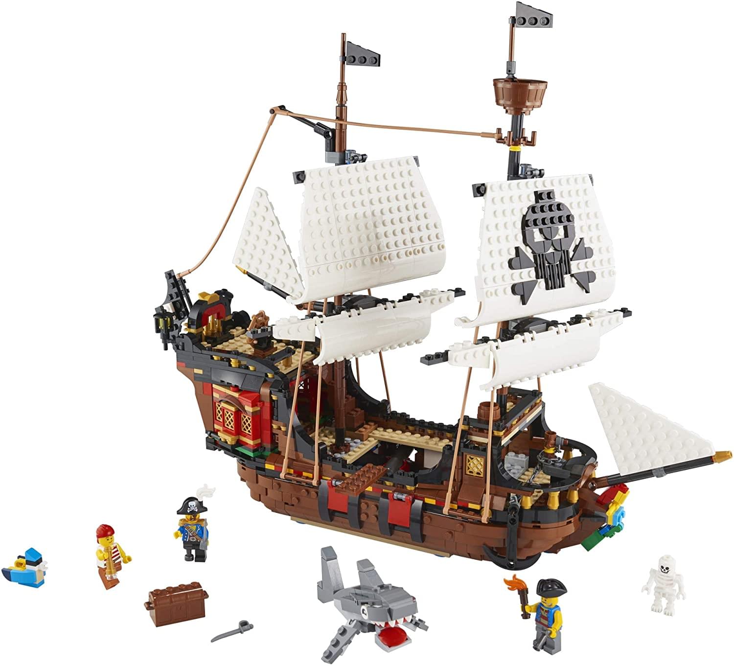 LEGO Creator 3in1 Pirate Ship 31109 | 1264 Piece Building Kit