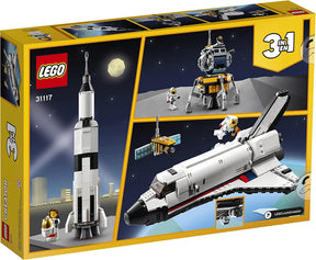 LEGO Creator 31117 3in1 Space Shuttle Adventure 486 Piece Building Kit