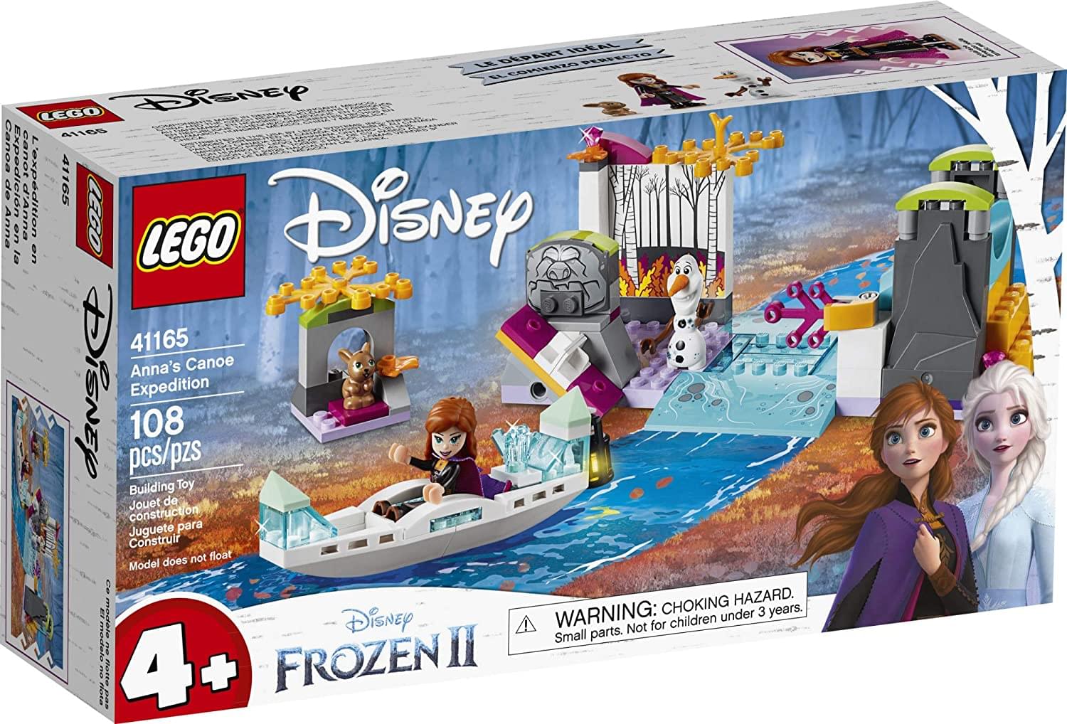 LEGO Disney Frozen II 41165 Anna's Canoe Expedition 108 Piece Building Kit