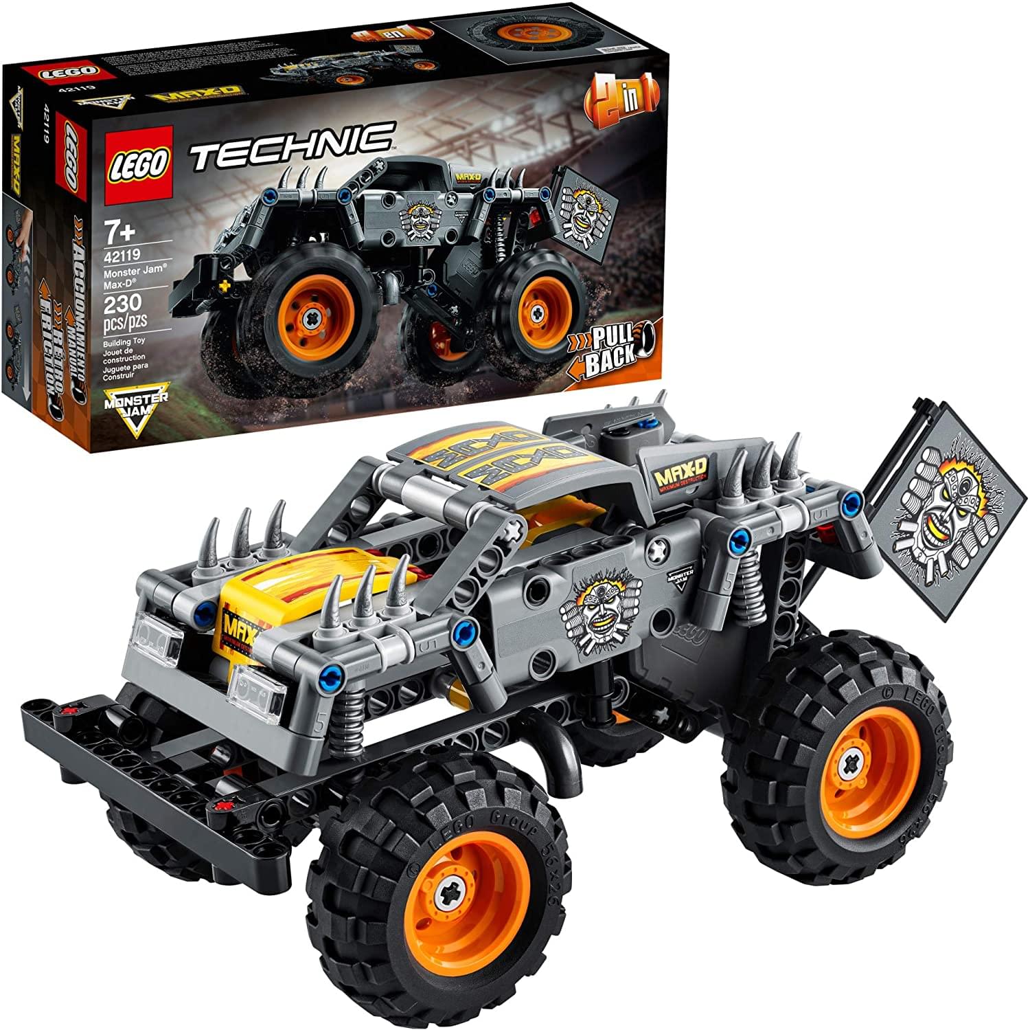LEGO Technic 42119 Monster Jam Max-DM 230 Piece Building Kit
