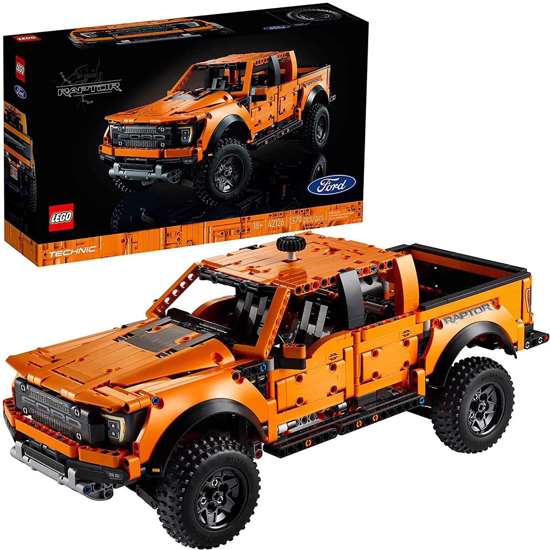 LEGO Technic 42126 Ford F-150 Raptor 1379 Piece Building Kit