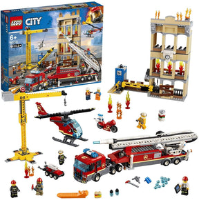 LEGO City Downtown Fire Brigade 943 Piece Building Kit