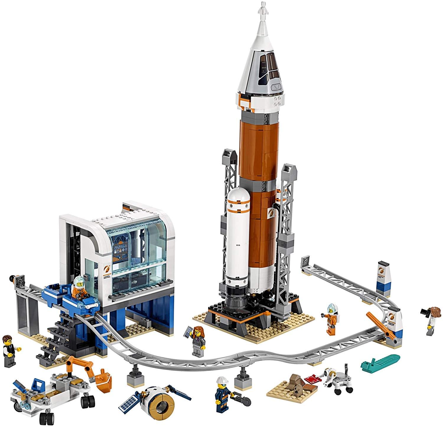 LEGO City Deep Space Rocket & Launch Control 60228 Building Set | 837 Pieces