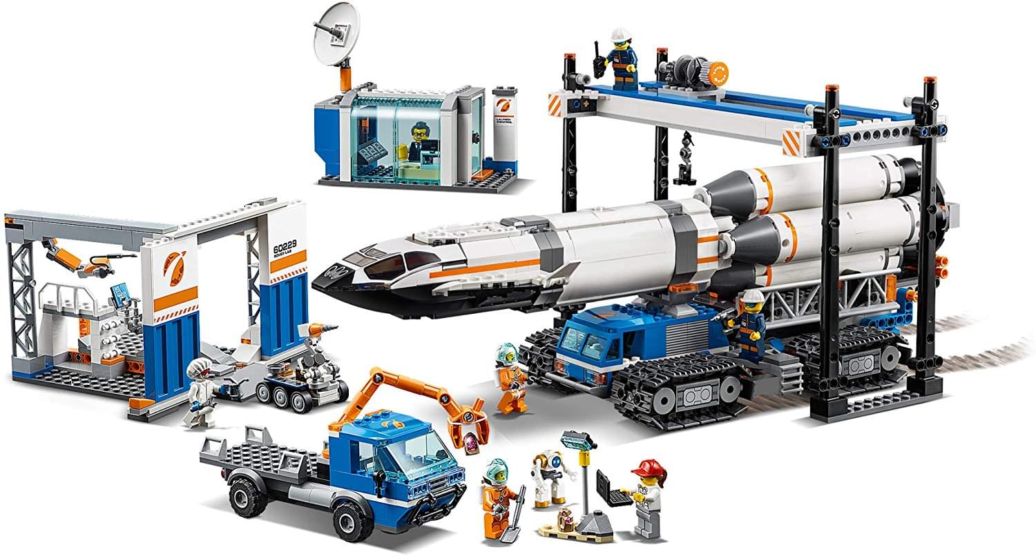 LEGO City Rocket Assembly & Transport 60229 Building Set | 1055 Pieces