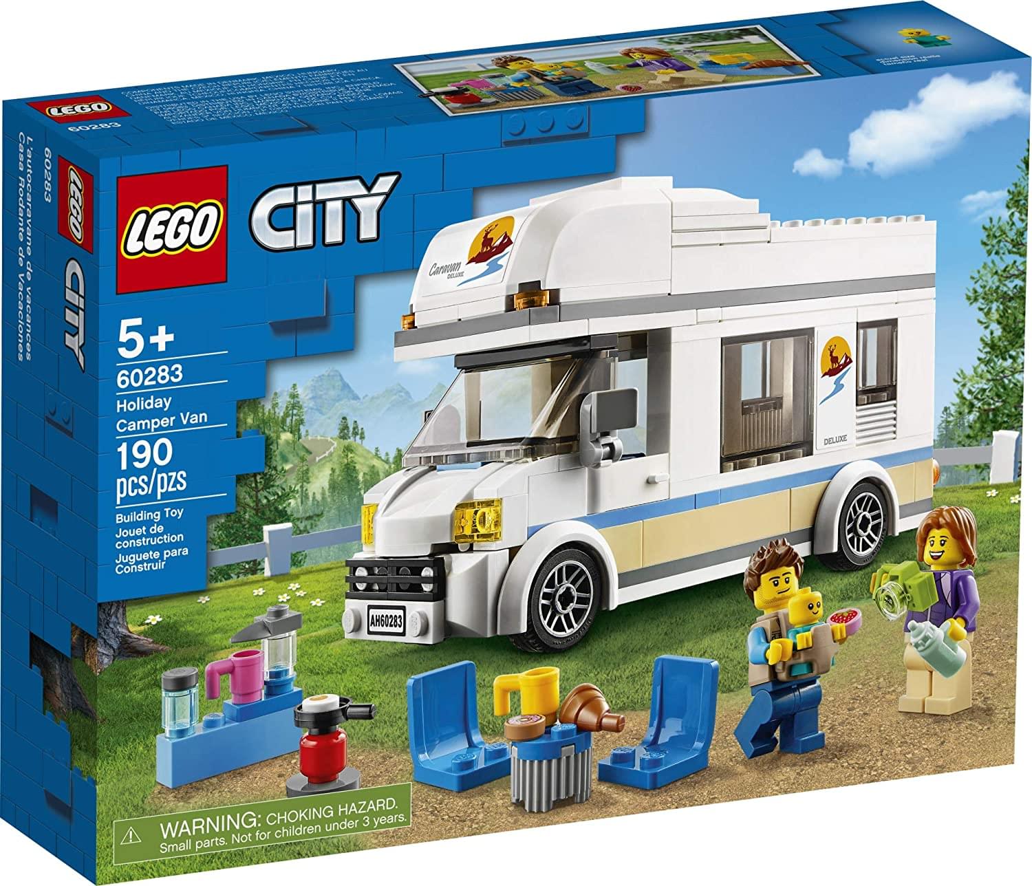 LEGO 60283 Holiday Camper Van 190 Piece Building Kit