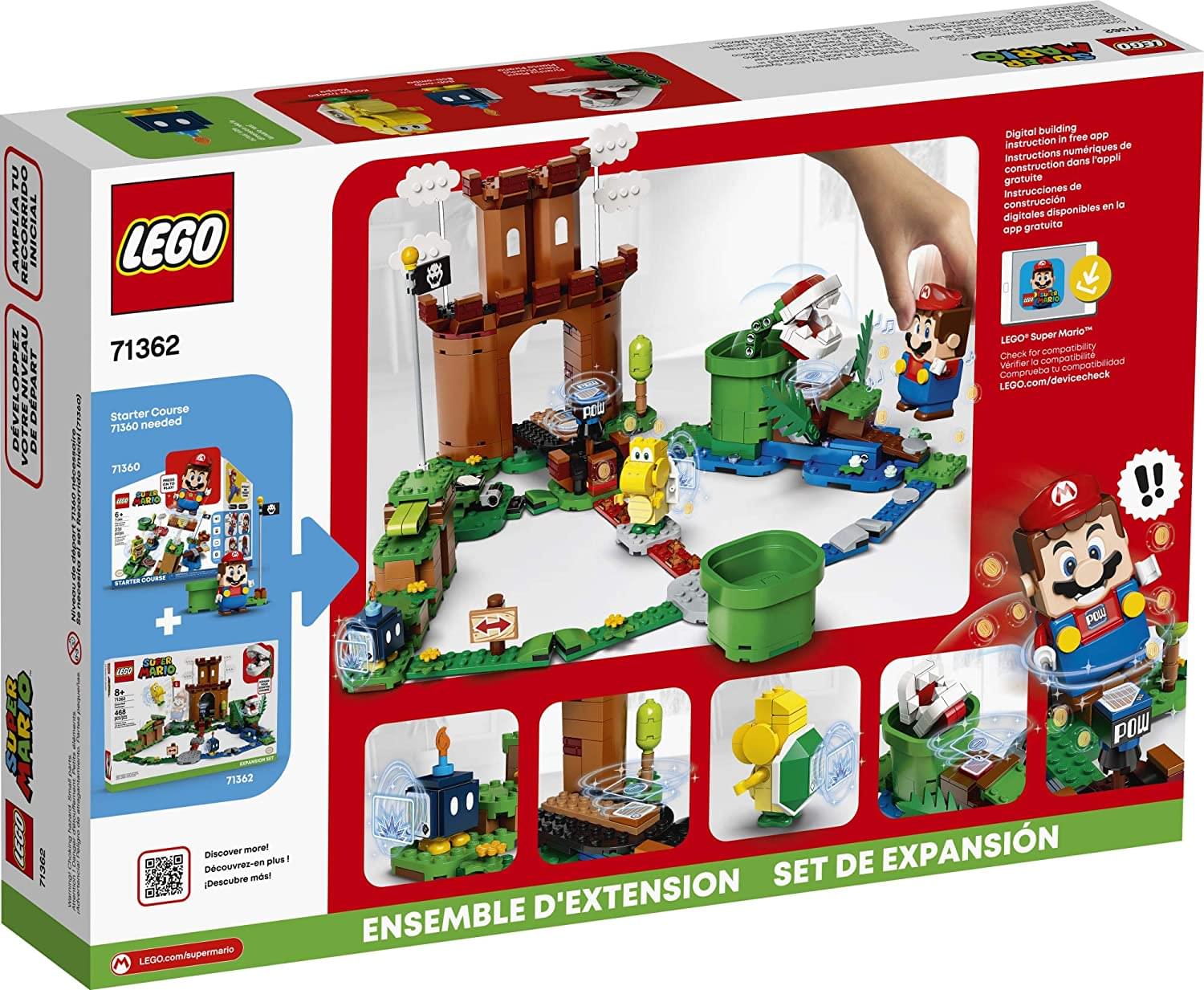 LEGO Super Mario Guarded Fortress 71362 | 468 Piece Expansion Set