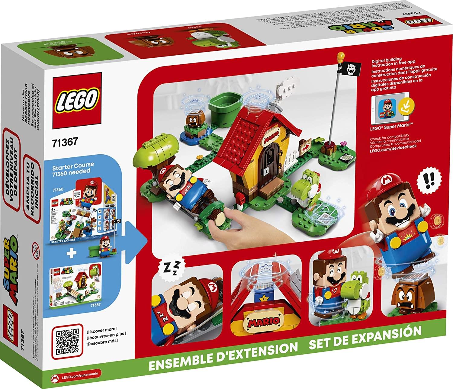 LEGO Super Mario Marios House & Yoshi 71367 | 205 Piece Expansion Set