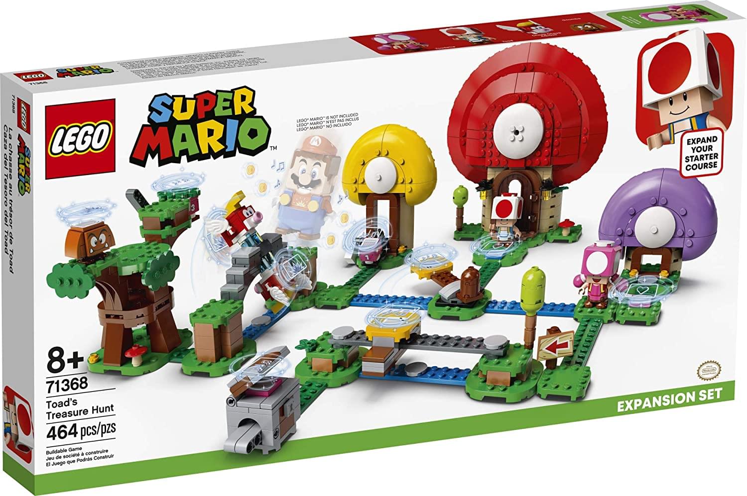 LEGO Super Mario Toads Treasure Hunt 71368 | 464 Piece Expansion Set
