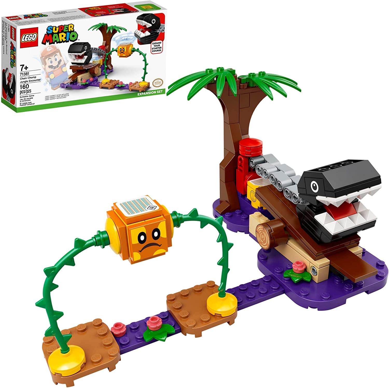 LEGO Super Mario 71381 Chain Chomp Jungle Encounter 160 Piece Expansion Set