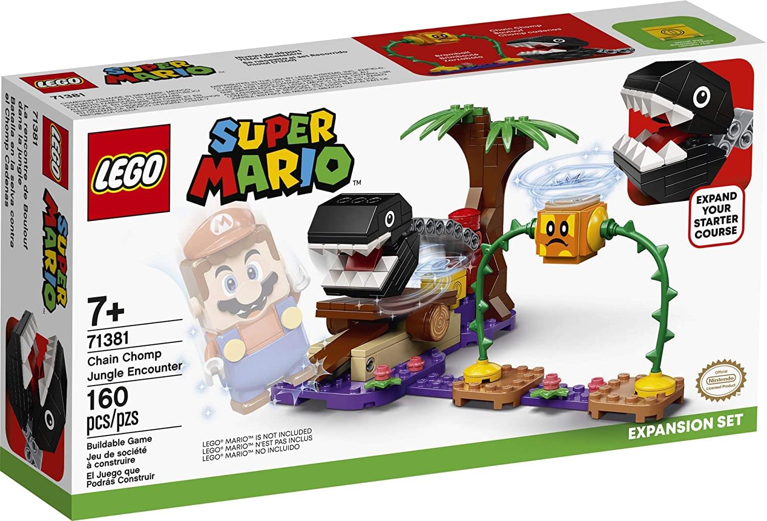 LEGO Super Mario 71381 Chain Chomp Jungle Encounter 160 Piece Expansion Set