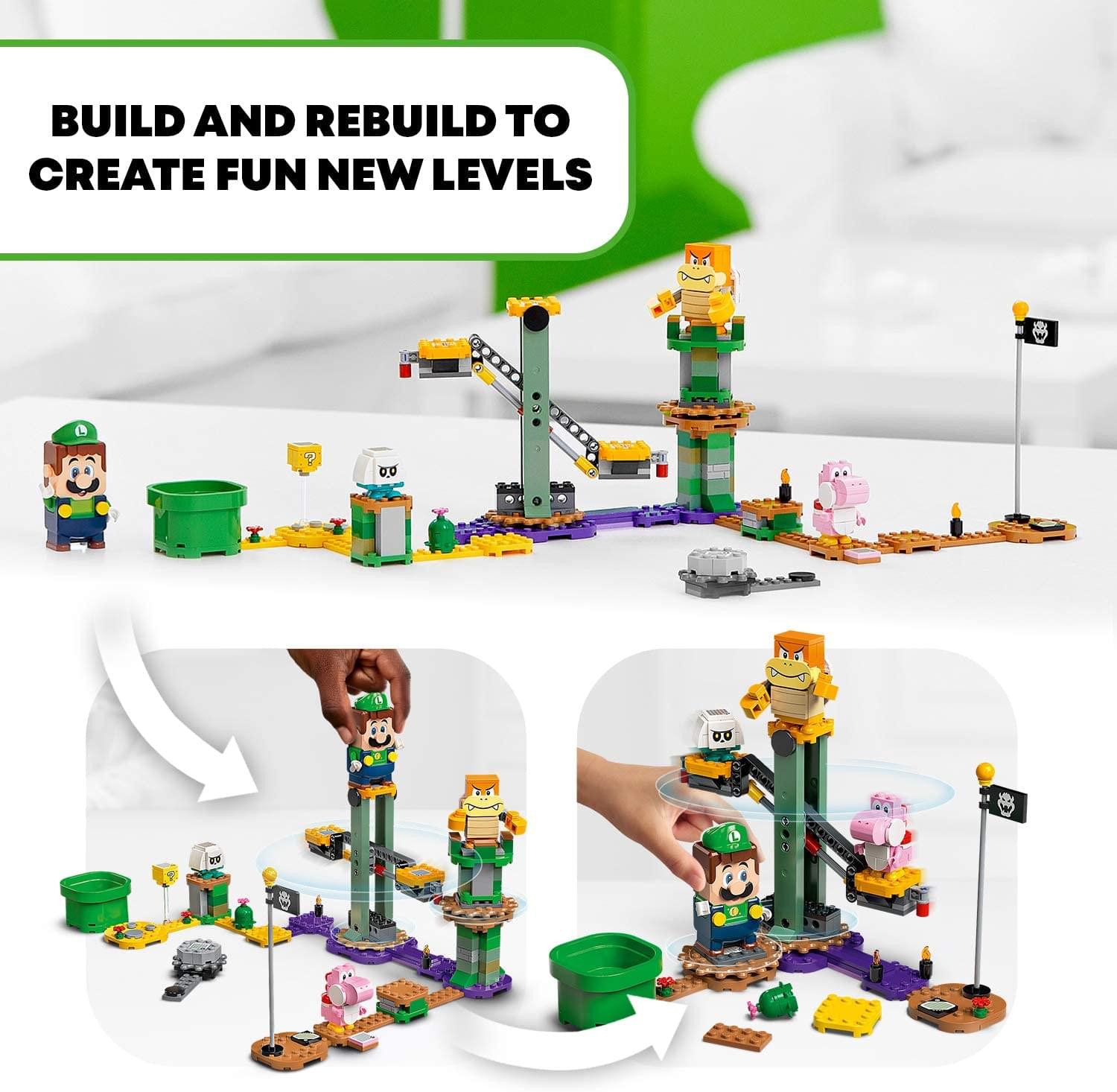 LEGO Super Mario 71387 Luigi Starter Course 280 Piece Building Kit