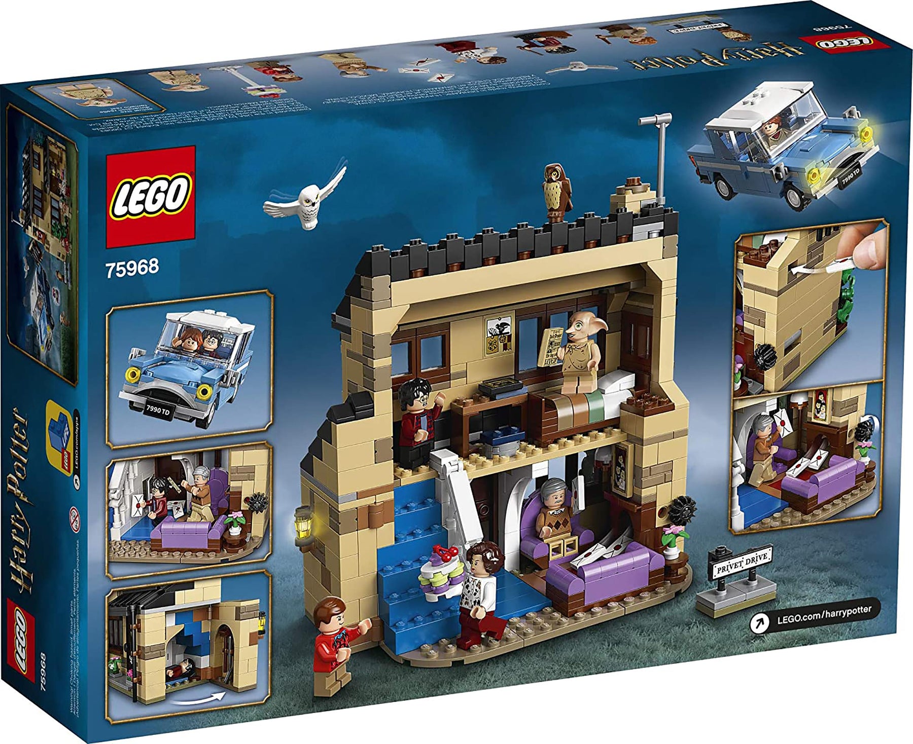LEGO Harry Potter 75968 4 Privet Drive 797 Piece Building Kit