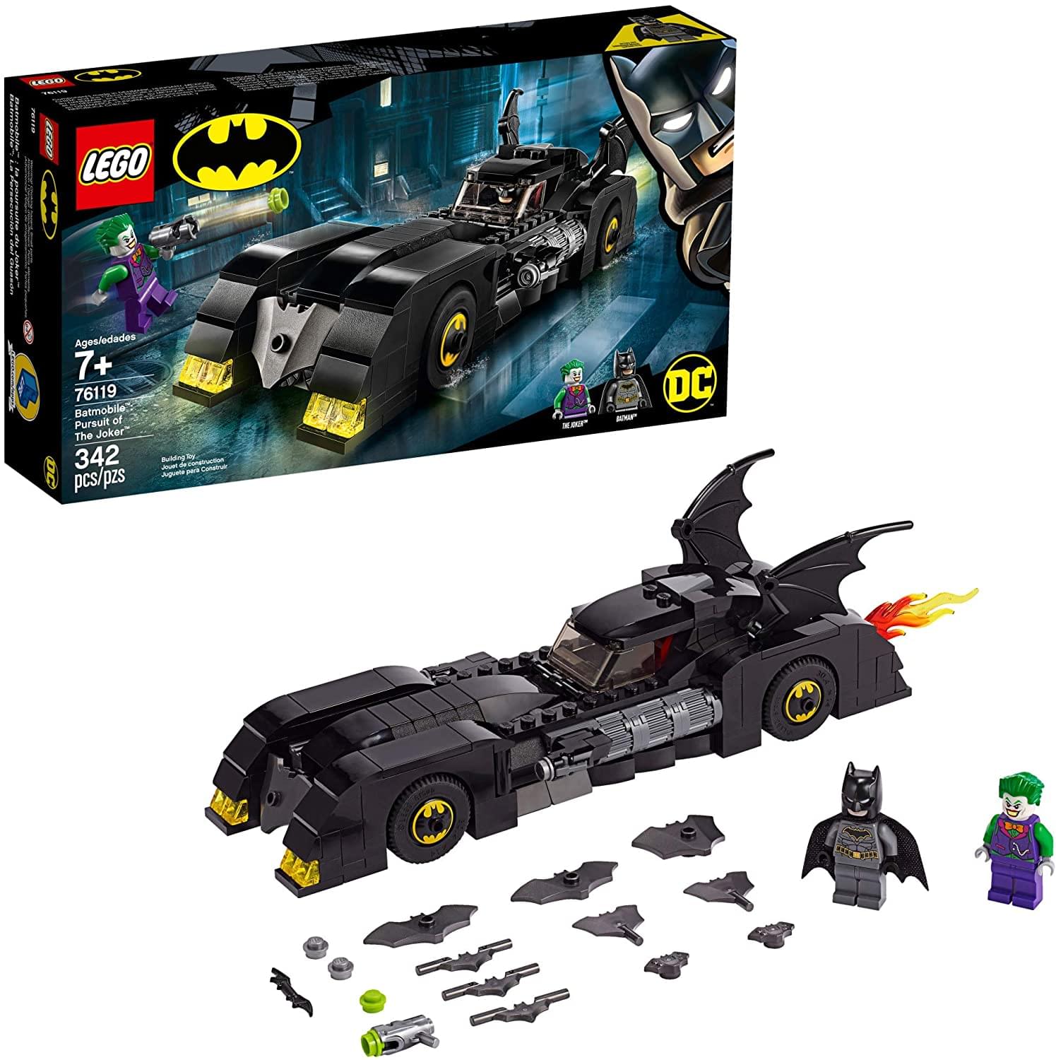 LEGO DC Batman Batmobile Pursuit of The Joker 342 Piece Building Kit