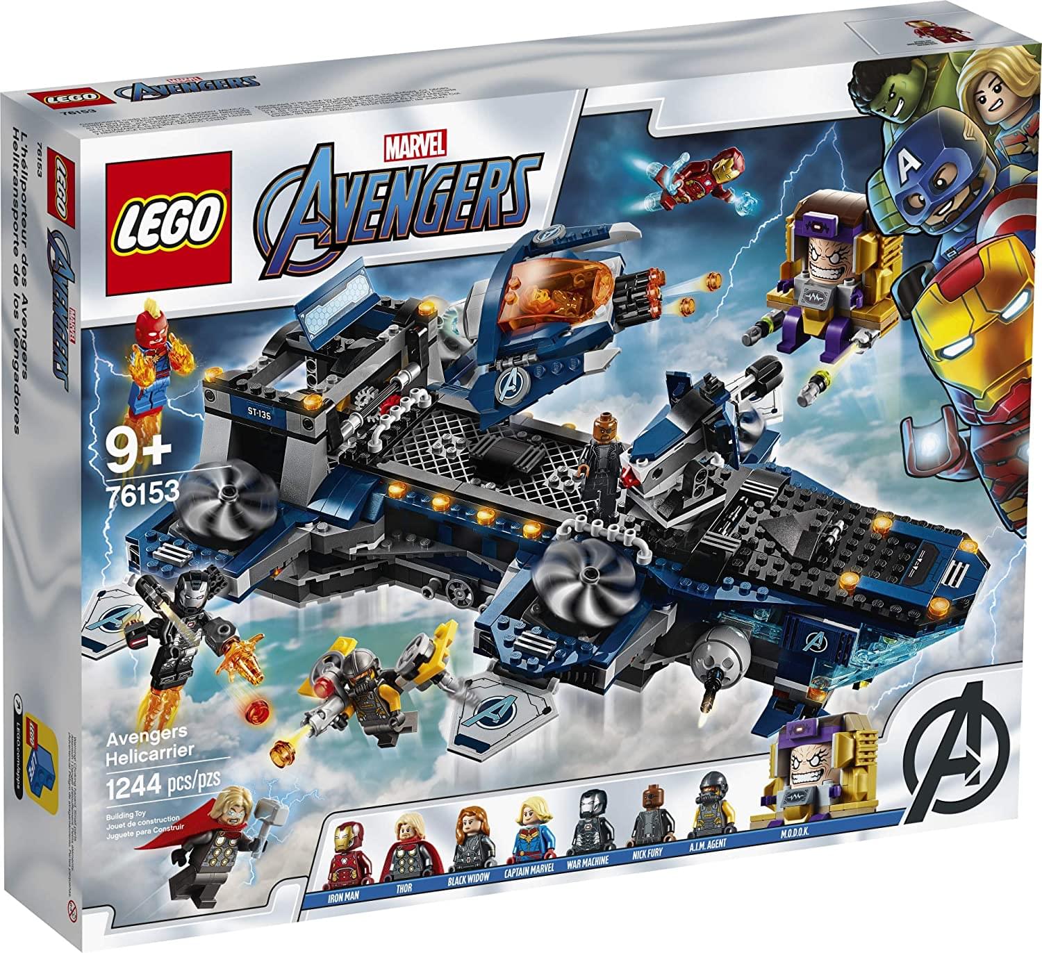 LEGO 76153 Marvel Avengers Helicarrier 1244 Piece Building Kit