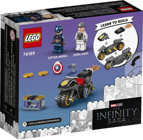LEGO Super Heroes 76189 Captain America and Hydra Face-Off 49 Piece Building Kit