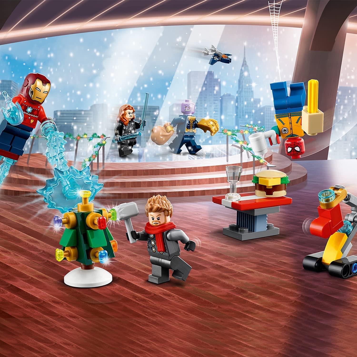 LEGO Super Heroes 76196 Marvel 2021 Advent Calendar 298 Piece Set