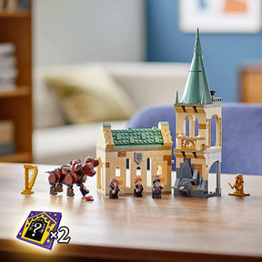 LEGO Harry Potter 76387 Hogwarts Fluffy Encounter 397 Piece Building Kit