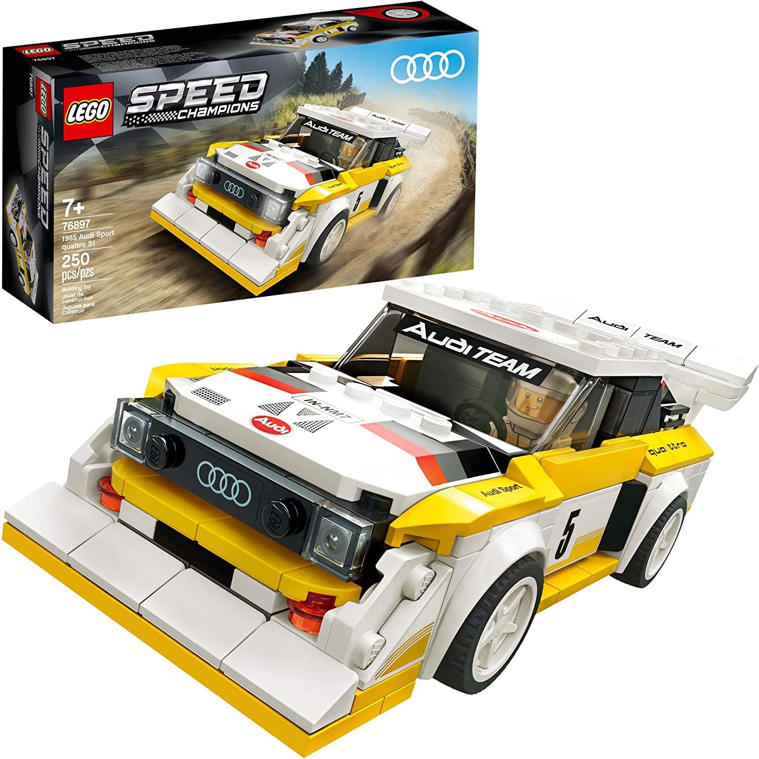 LEGO Speed Champions 76897 1985 Audi Sport Quattro S1 250 Piece Building Set