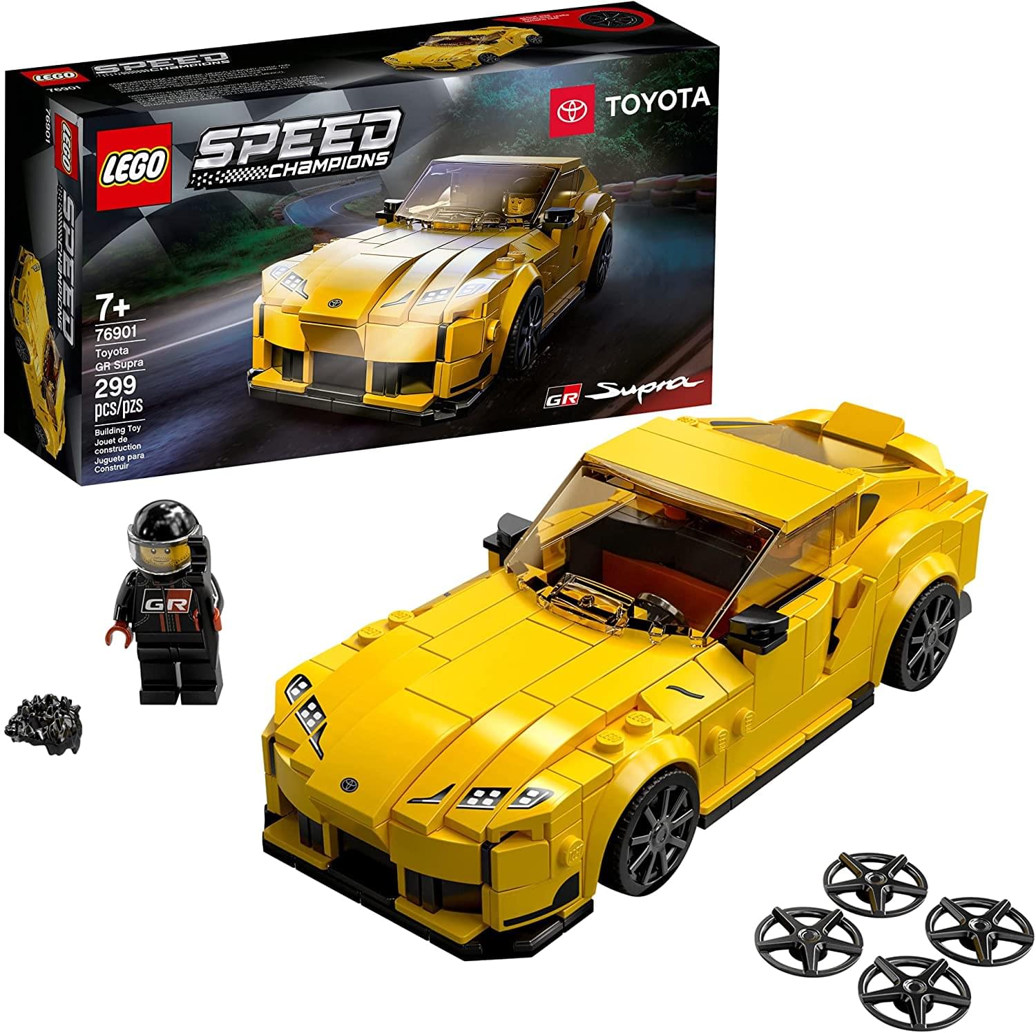 LEGO Speed Champions 76901 Toyota GR Supra 299 Piece Building Kit