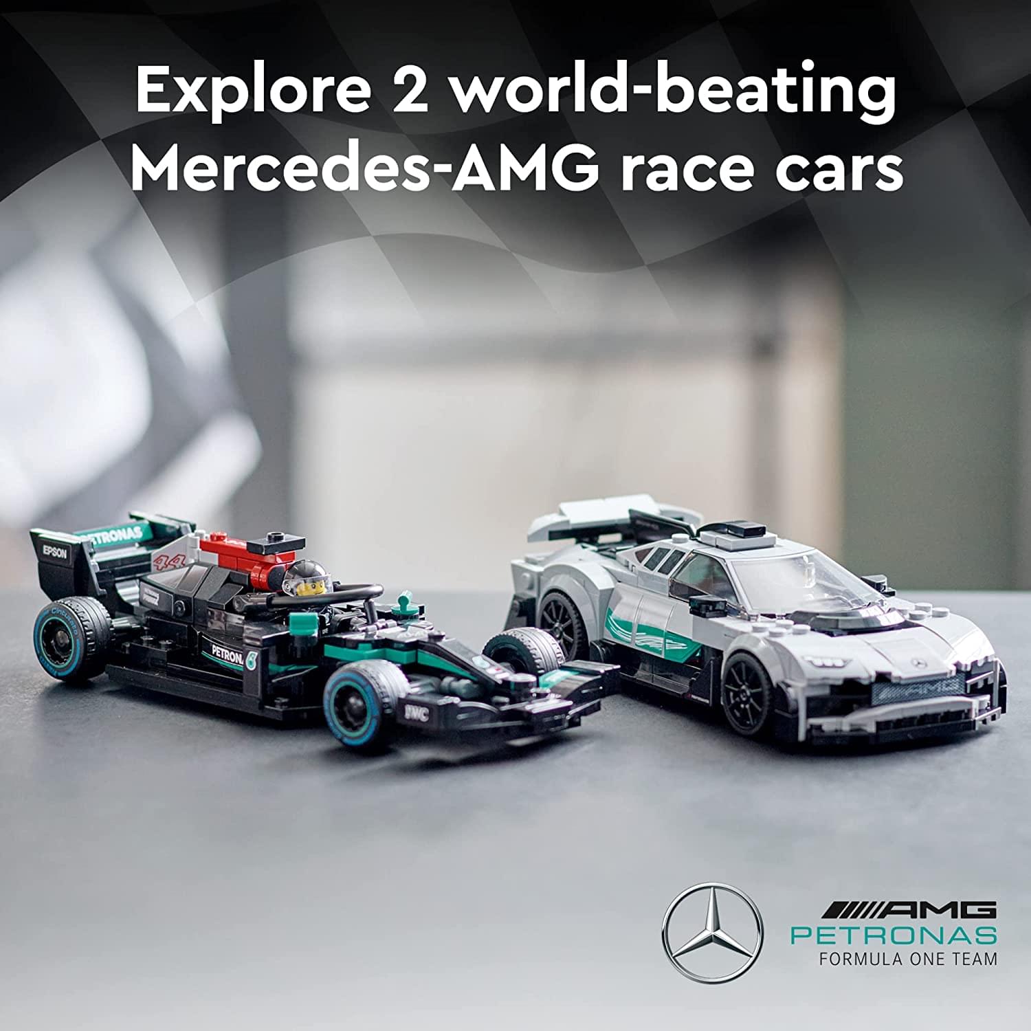 LEGO Speed Champions 76909 Mercedes AMG F1 W12 & AMG Project One 564 Piece Kit