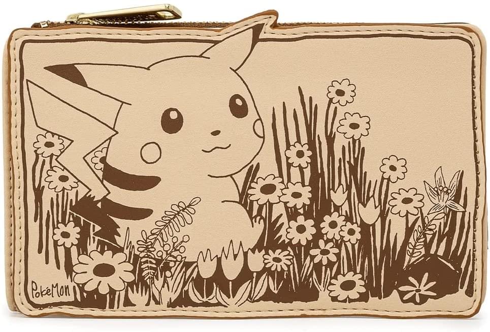 Pokemon Sepia Pikachu Flap Wallet