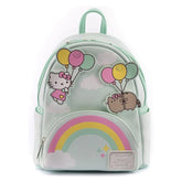 Pusheen X Hello Kitty Balloons & Rainbows Mini Backpack