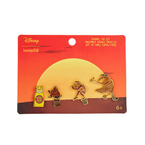 Disney Hercules 25th Anniversary Sunset 4-Piece Pin Set
