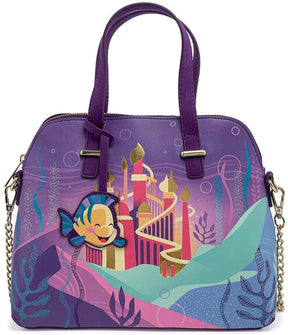 Disney The Little Mermaid Ariel Castle Crossbody Purse