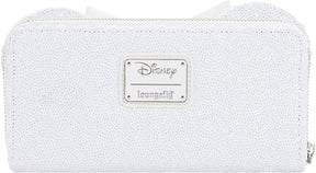 Disney Minnie Mouse Sequin Wedding Zip Around Wallet