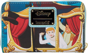 Disney Cinderella Princess Scenes Zip Around Wallet