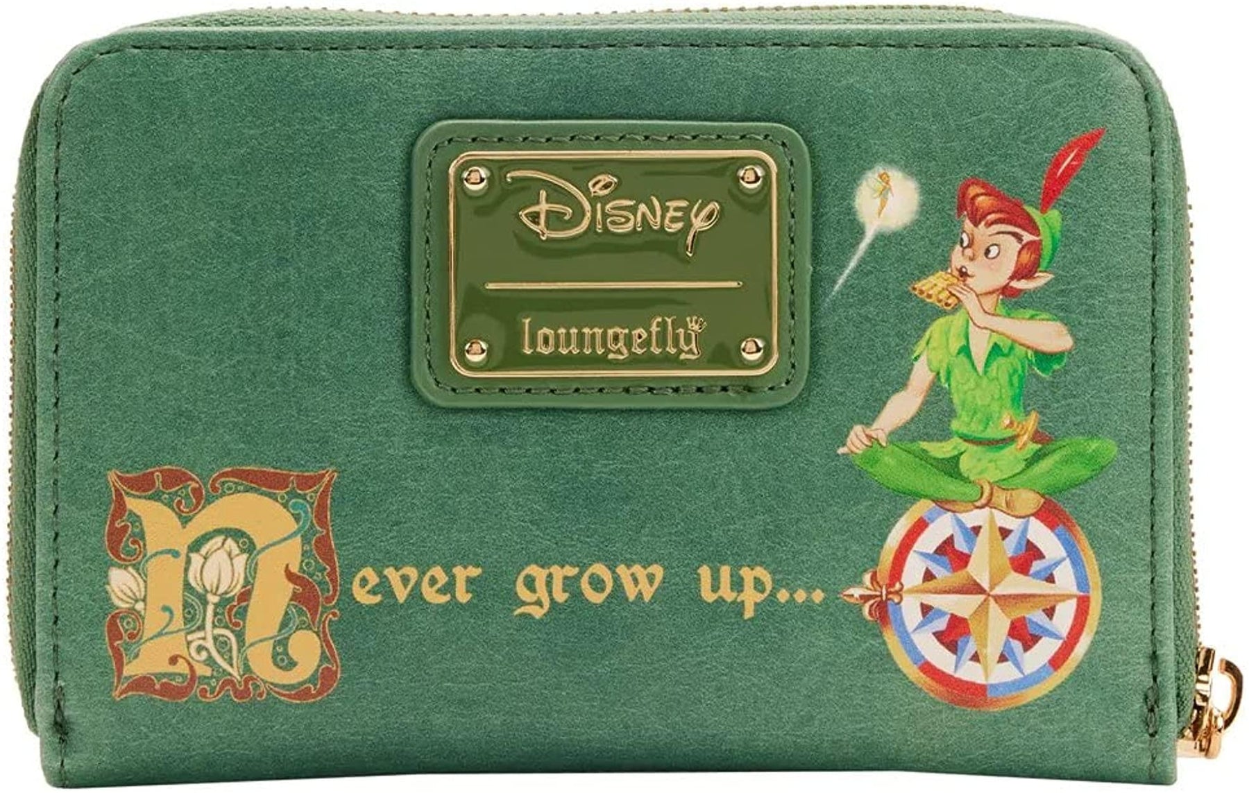 Disney Peter Pan Book Zip Around Wallet
