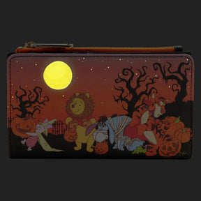Winnie the Pooh Halloween Group Glow Flap Wallet