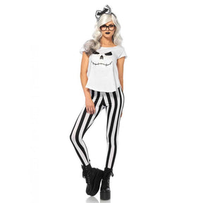 Hipster Skeleton 4 Piece Costume